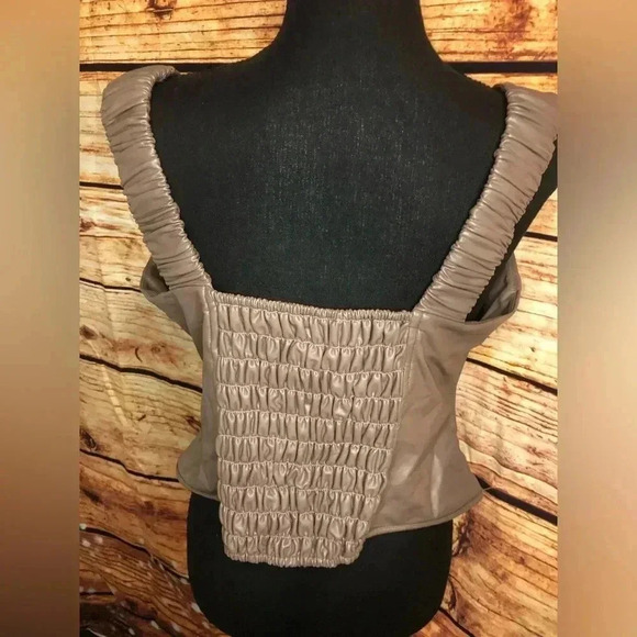 FAUX Leather Corset Top size 1X - Picture 8 of 15